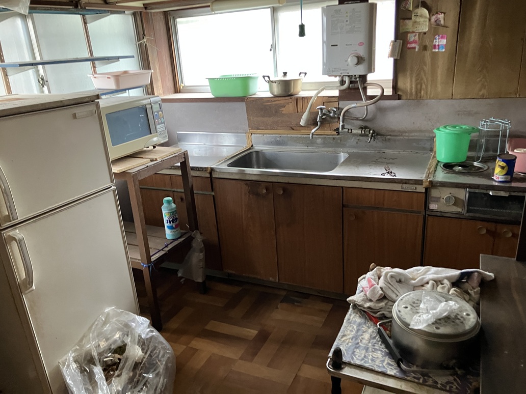 水戸市東赤塚 土地100坪 築古平家21坪 買取
