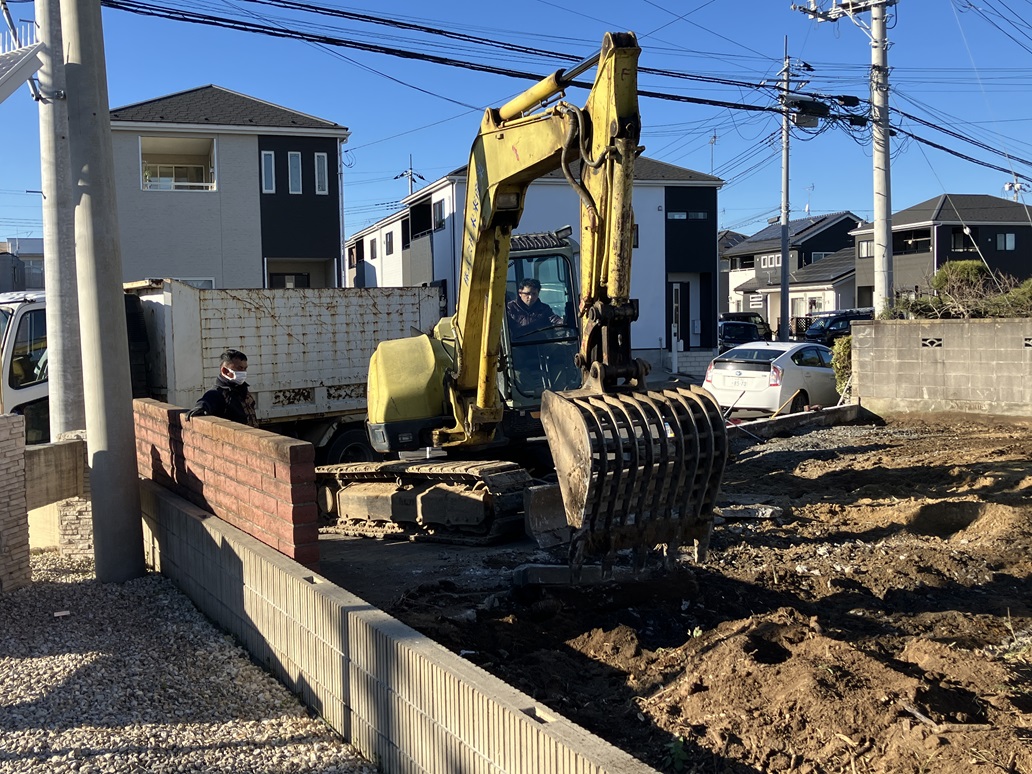 水戸市酒門町　土地100坪　解体工事完了