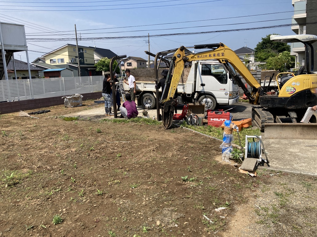 水戸市平須町 土地80坪を買取、井戸祓い