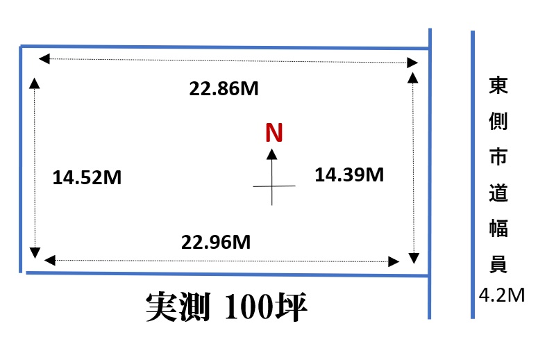 水戸市平須町　土地100坪　平家を解体、近日販売